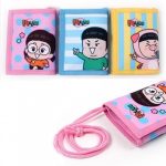 흔한남매 캔디 목걸이 3단지갑 캐릭터 아동 학생지갑
