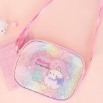 몰랑 핑크 레인보우 핸드폰가방 보조 크로스백 ML0065