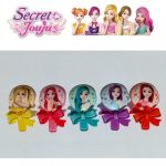 시크릿쥬쥬 별의여신 원형리본 집게핀 랜덤 머리핀