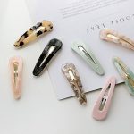 물방울 모양 프렌치 스타일 헤어핀 똑딱이핀 모음