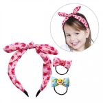 핑크퐁 아기상어 헤어악세사리세트 핑크 아동 머리띠