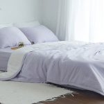 라벤더 모모 슈퍼싱글 간절기 이불 베개커버 세트