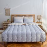 그레이 프리벨라 슈퍼싱글 간절기 이불 베개커버 세트